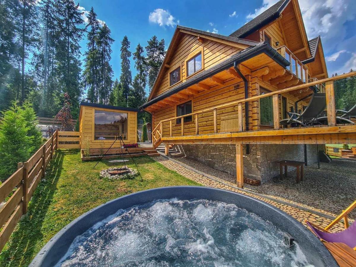 Lk Resort Lapsze Domy Z Prywatna Balia I Sauna Łapsze Niżne Eksteriør bilde