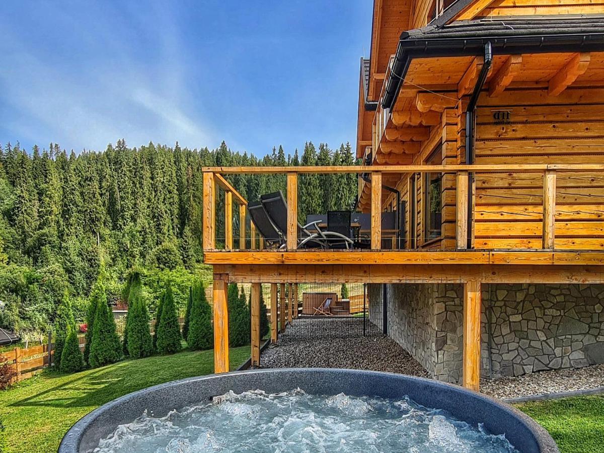 Lk Resort Lapsze Domy Z Prywatna Balia I Sauna Łapsze Niżne Eksteriør bilde