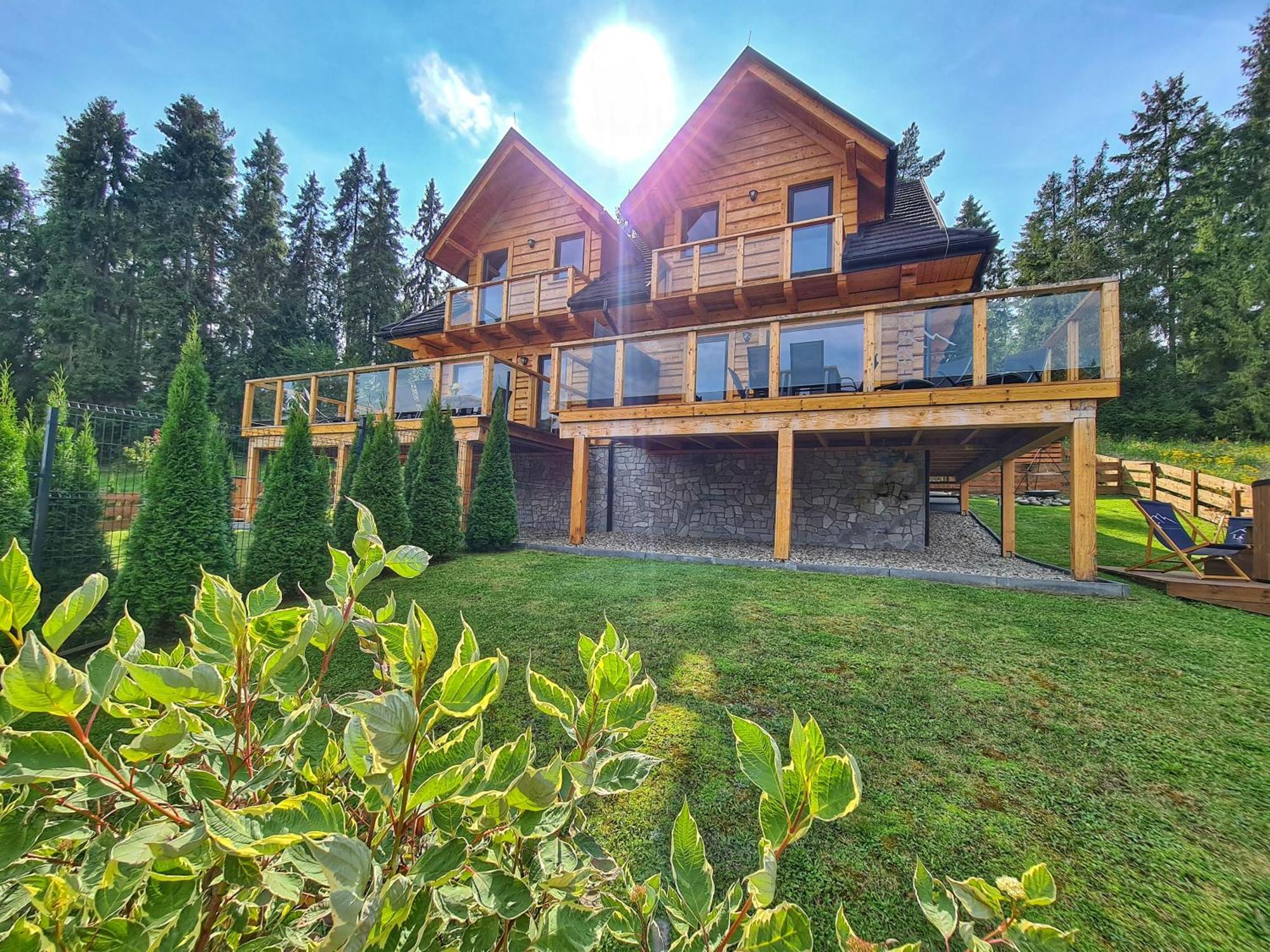 Lk Resort Lapsze Domy Z Prywatna Balia I Sauna Łapsze Niżne Eksteriør bilde