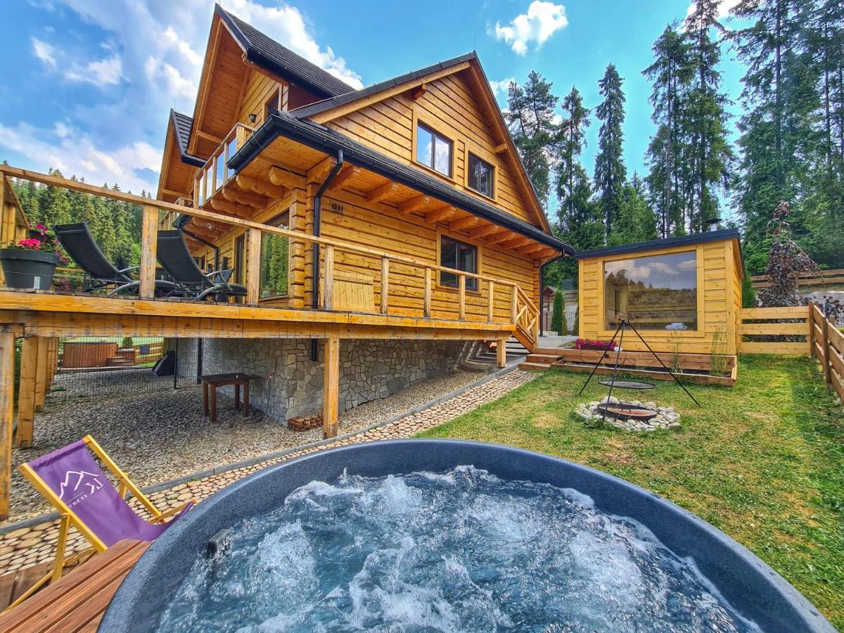 Lk Resort Lapsze Domy Z Prywatna Balia I Sauna Łapsze Niżne Eksteriør bilde